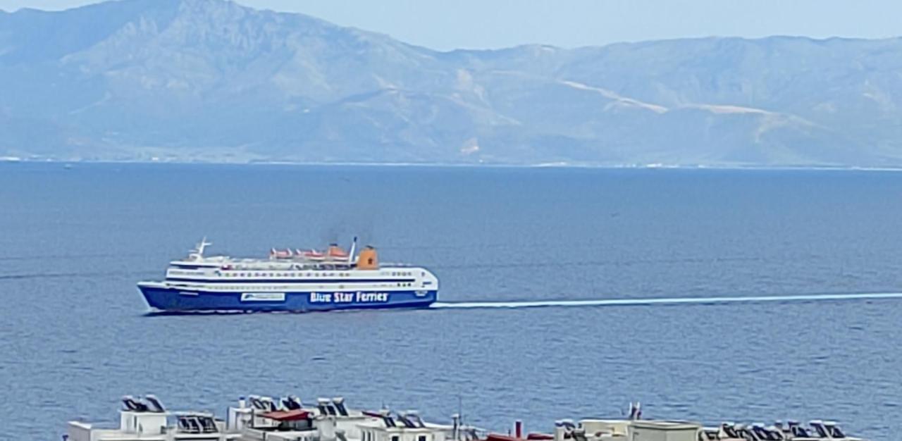 Evris House Panoramic Sea View Apartment Kavála ภายนอก รูปภาพ